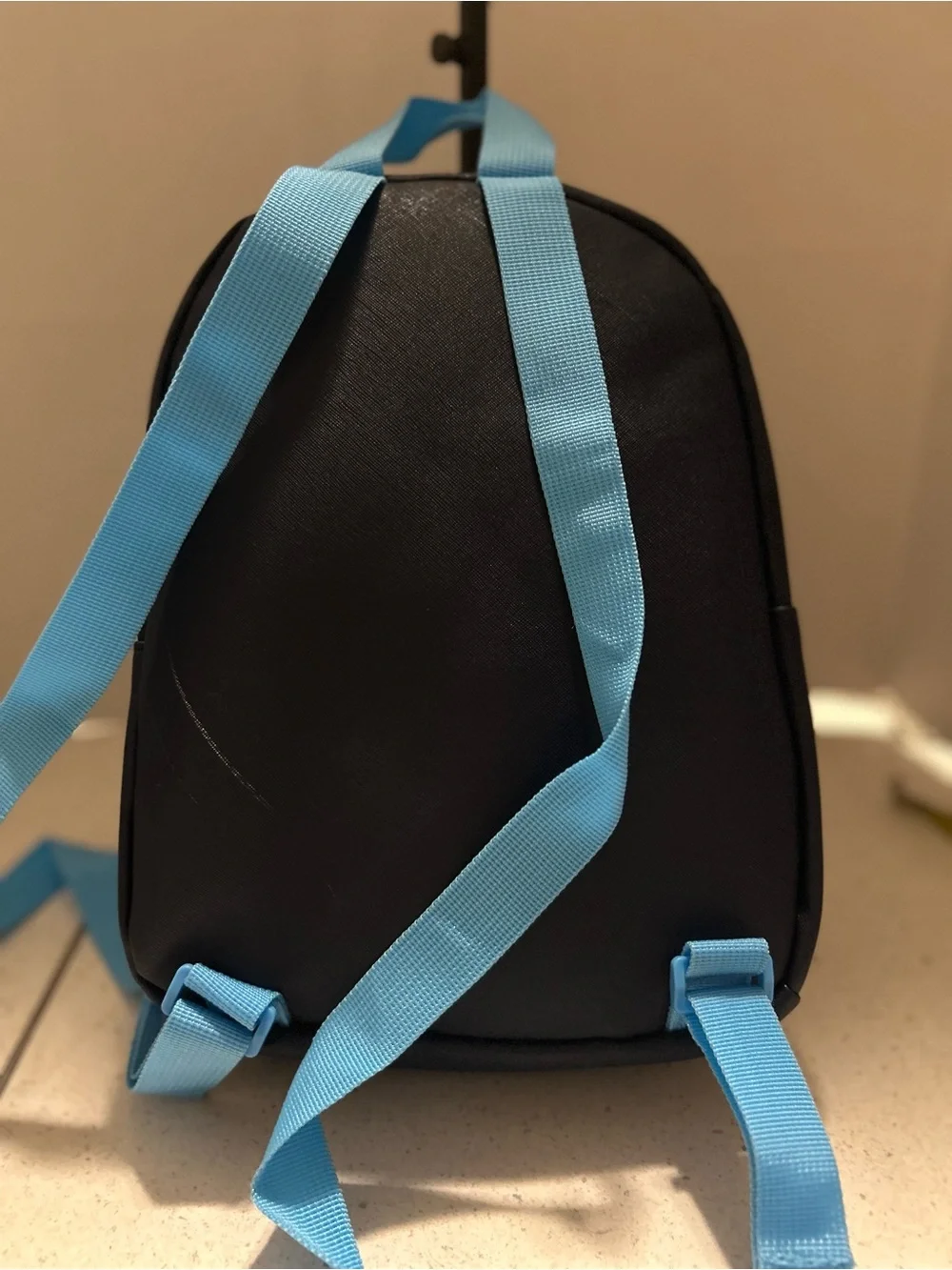 Kids Blue Stitch Mini Backpack with Disney Squishes